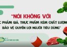 Thực phẩm là nguồn cung cấp dinh dưỡng hàng ngày cho cơ thể, giúp cơ thể khoẻ mạnh, chống lại các nguy cơ của bệnh tật đang có mặt ở khắp nơi trong môi trường; giúp người ta hoạt động và làm việc