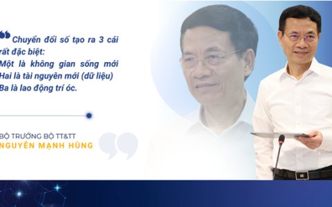 Chuyển đổi số thì cần thể chế số, hạ tầng số và cán bộ số